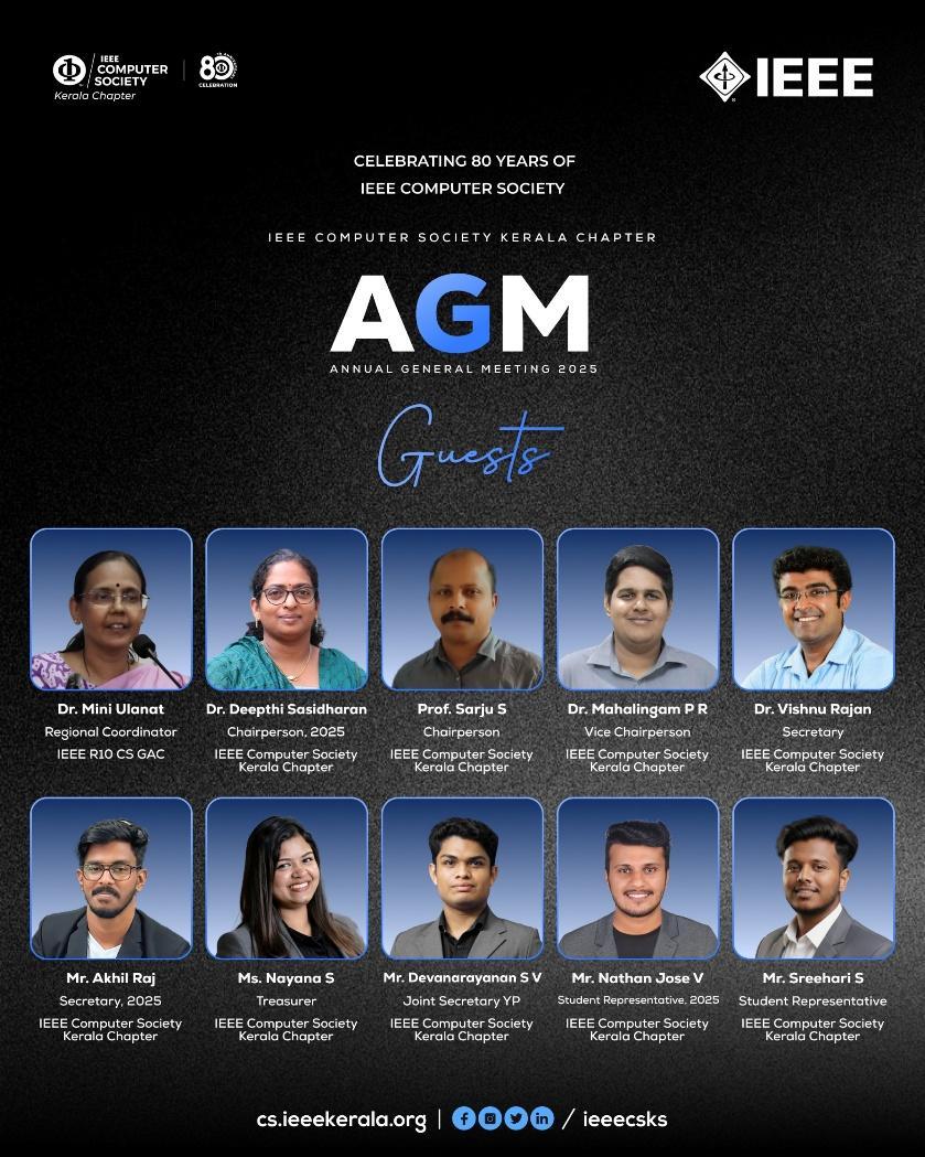AGM 2026 — IEEE CS Kerala Chapter
