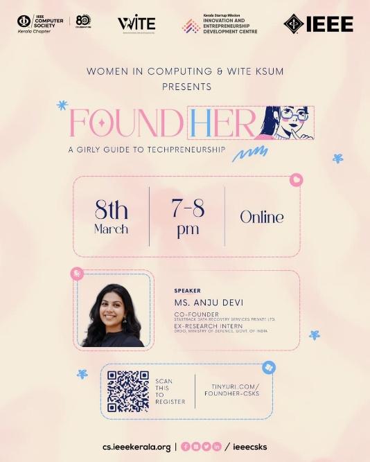 FOUNDHER — A Girly Guide to Techpreneurship (poster)