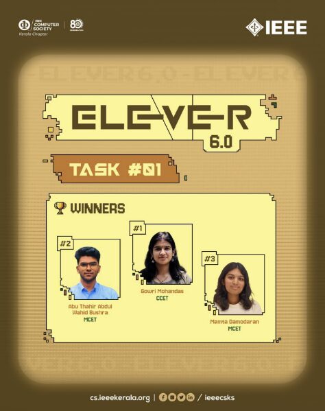 ELEVER 6.0 — Task 1 winners